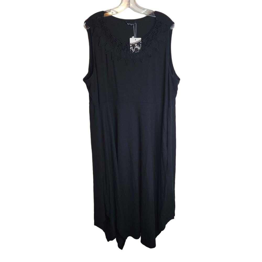 BloomChic Black Dress with Eyelet Neckline, NWT, Size 26